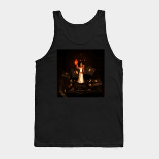 Beautiful egypytian women and anubis Tank Top